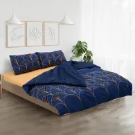 Lenjerie kingsize, bumbac,132 TC, Wave