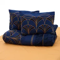 Lenjerie kingsize, bumbac,132 TC, Wave