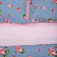 LENJERIE PAT DBL, 100% BBC, 132TC, ROSE