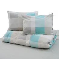 Set de pat king size bumbac,92gsm,Square