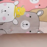 SET DE PAT SINGLE BUMBAC ANIMALS