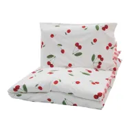 SET DE PAT SINGLE BUMBAC CHERRY