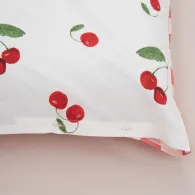 SET DE PAT SINGLE BUMBAC CHERRY