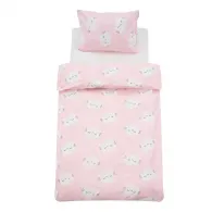 Set de pat single bumbac, 92 gsm, Cat