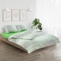 Set de pat,cearceaf cu elastic180x200,Mils