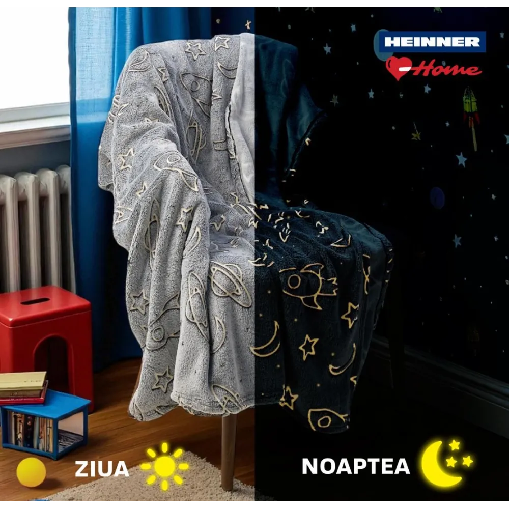 Patura model fosforescent,Space,200x220