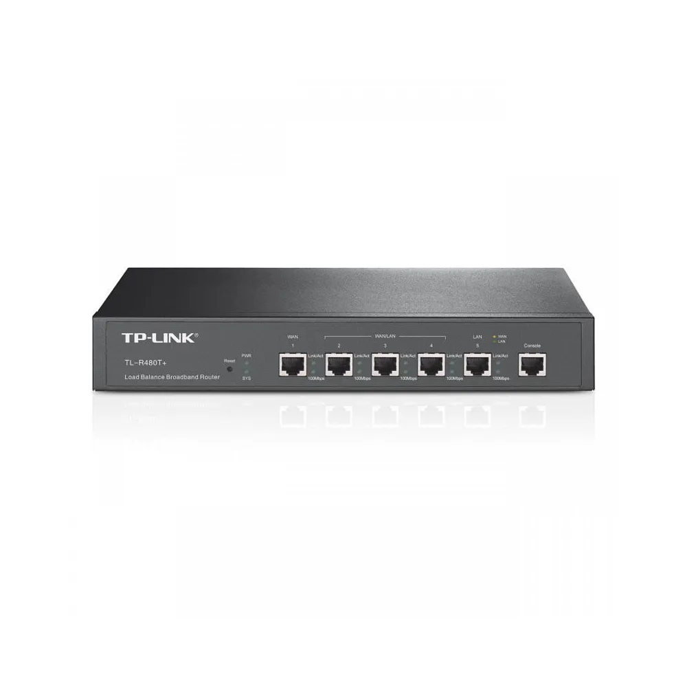Router tp-link tl-r480t+ 1xwan 10/100 1xlan 10/100 3xwan/lan configurabile  smb Tp-link - 1