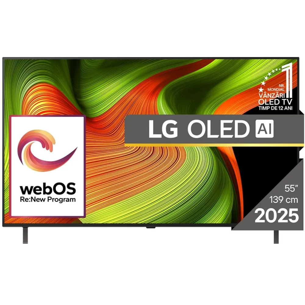 Televizor OLED Smart LG 55B53LA, 4K, HDR, 139cm