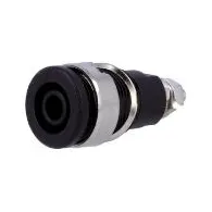 Bucsa panou pentru conector banana, 4mm rosu