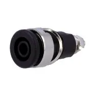 Bucsa panou pentru conector banana, 4mm rosu