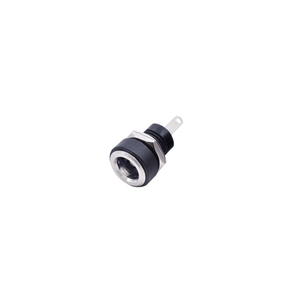 Mufa alimentare pe panou 5.5X2.1mm, negru