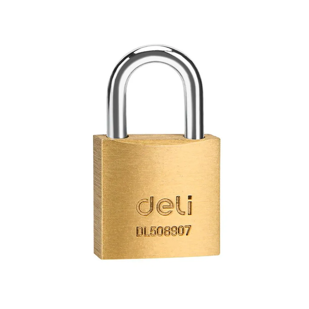 Lacăt din alamă Deli Tools EDL508907
