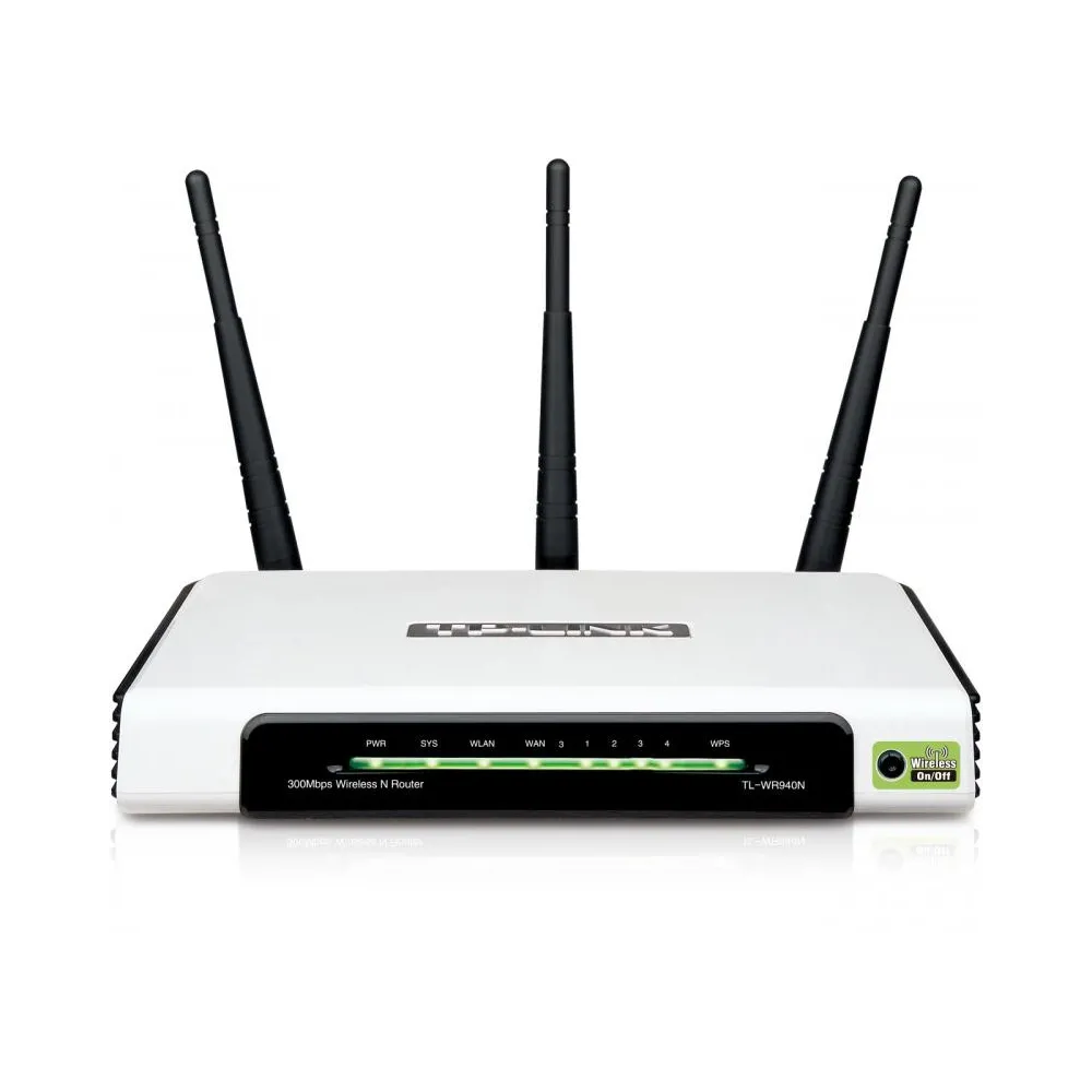 Router wireless tp-link tl-wr940n 1xwan 10/100 4xlan 10/100 3 antene Tp-link - 1