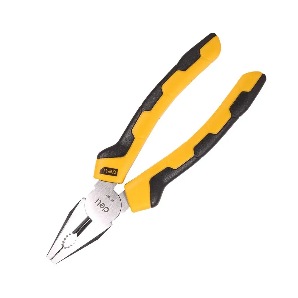 Deli Tools clește multifuncțional (clește) EDL2008, 8" (galben)