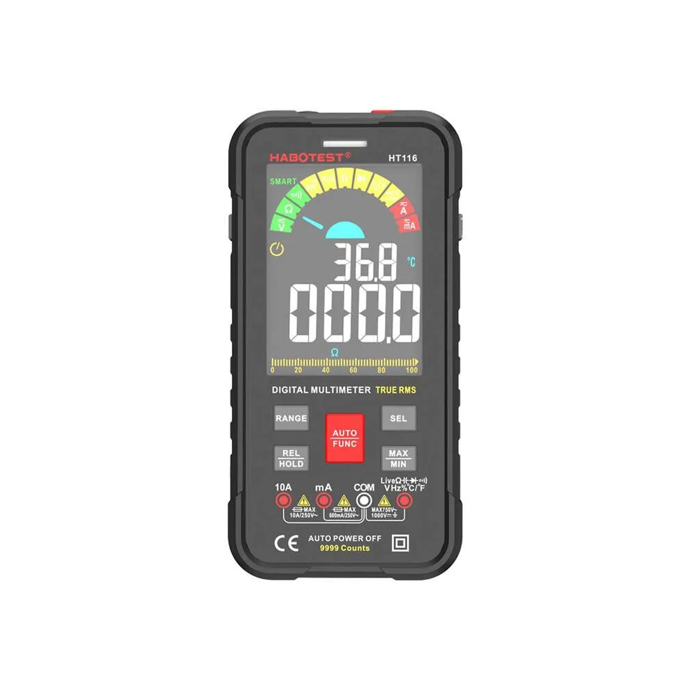 Multimetru universal digital Habotest HT116 True RMS , NCV