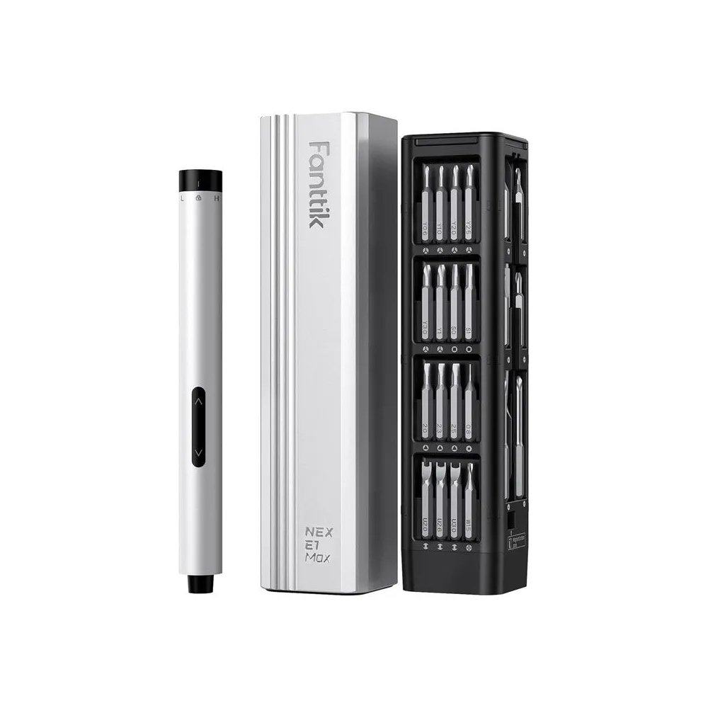 Set șurubelnițe electrice Fanttik E1 Max 3.7V (argintiu)