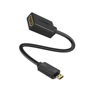 Ugreen 20134 cablu HDMI 0,1 m HDMI Tip D (Micro) HDMI Tip A (Standard) Negru