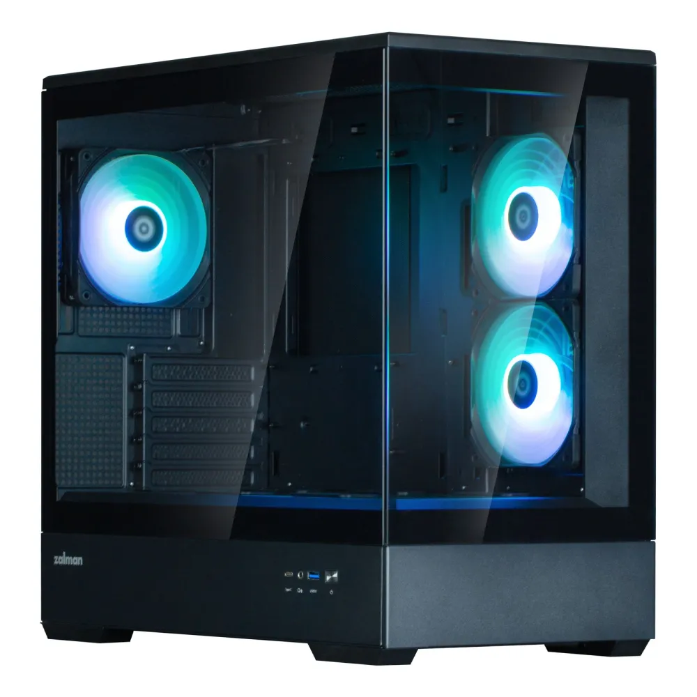 Zalman P30 Black V2 Mini Tower Negru