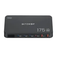 Blitzwolf BW-S30 Stație de încărcare 6 în 1 4xUSB-C + 2xUSB 175W