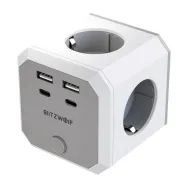BlitzWolf BW-EC2 8-in-1 Power Cube (4xAC / 2 x USB-A / 2 x USB-C)