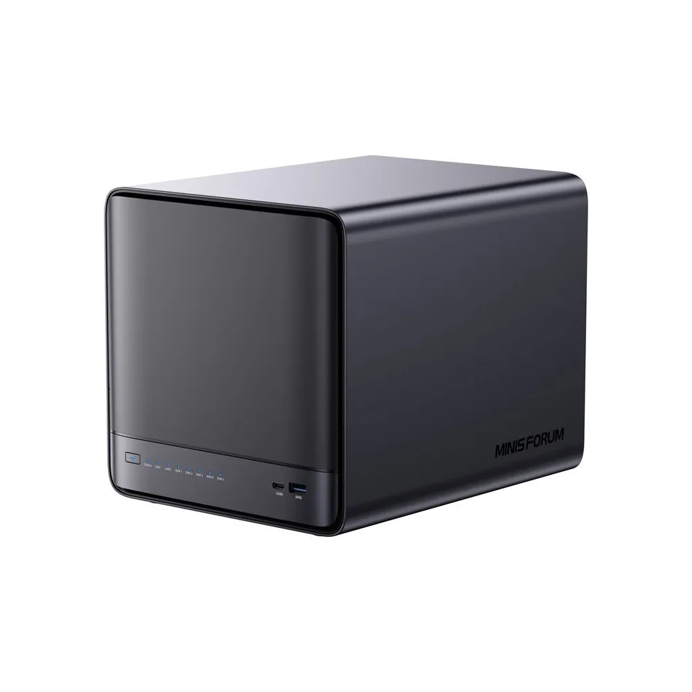 MINI-PC Minis Forum NAS N5 Pro AMD Ryzen AI 9 HX Pro 370, 32GB+128GB O