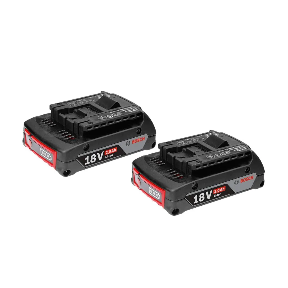 BOSCH GBA18V Set 2 acumulatori cu led Li-Ion, 18V, 2Ah
