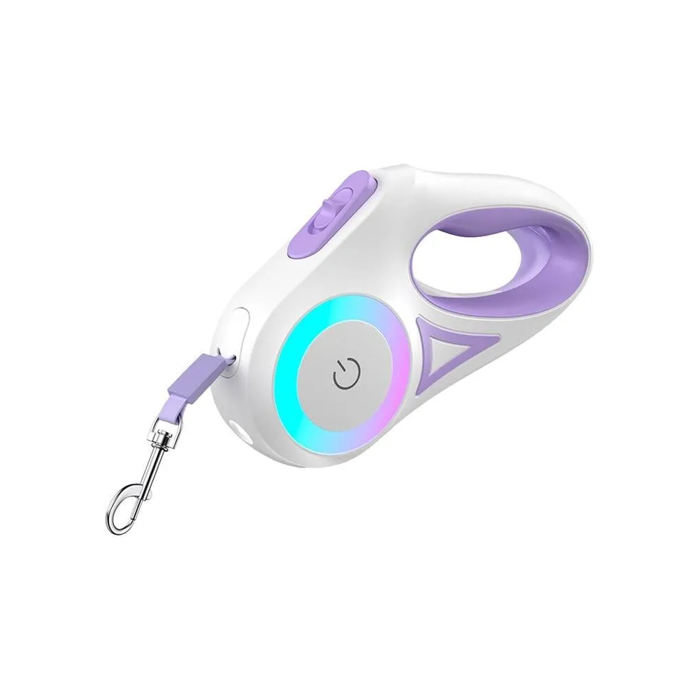 Lesă automată 3m Rojeco (violet)