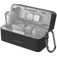 PULUZ Carcasă de încărcare din silicon cu capac de protecție pentru DJI Mic 3 (negru)