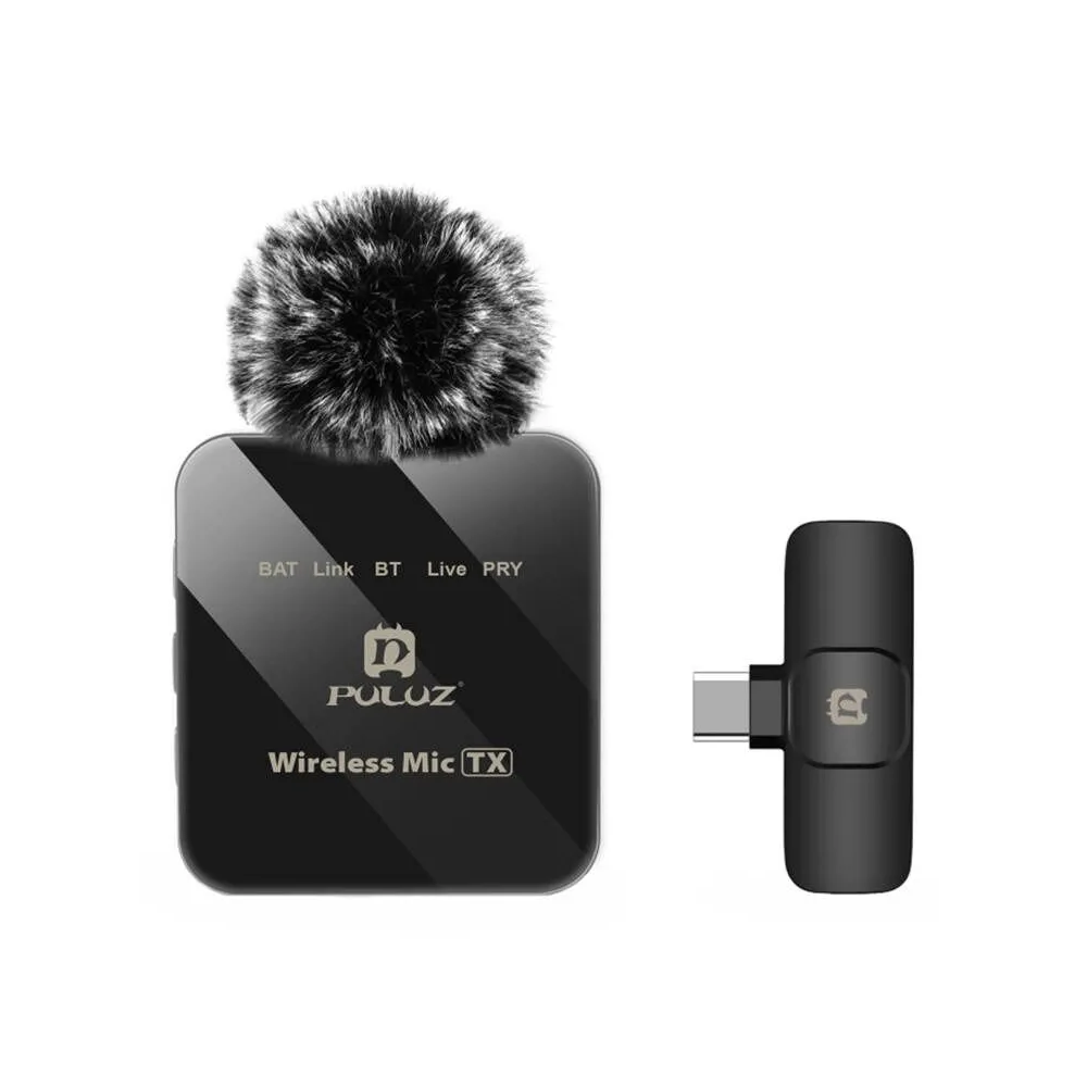 Microfon fără fir PULUZ PU648B (USB-C)