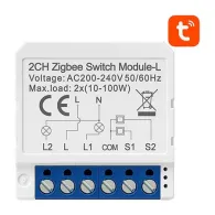 ZigBee Avatto LZWSM16-W2 Comutator inteligent fără neutru TUYA