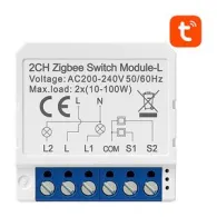 ZigBee Avatto LZWSM16-W2 Comutator inteligent fără neutru TUYA
