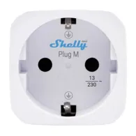 Priza inteligentă Shelly Plug M Gen3 Matter 13A, albă