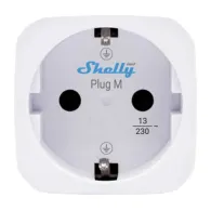 Priza inteligentă Shelly Plug M Gen3 Matter 13A, albă