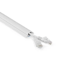 Organizator de cabluri, 1500mm, max 12mm, alb, Nedis