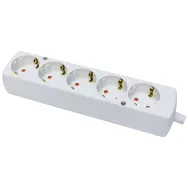 Multipriza 5 prize, alb GN-570S Plastrol