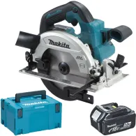 MAKITA DHS660RTJ Ferastrau circular brushless cu 2 acumulatori Li-Ion, 18V, 5Ah + Makpac