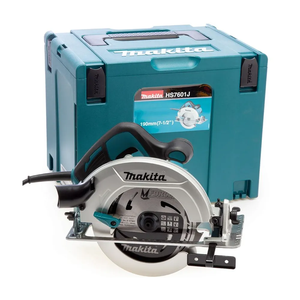 MAKITA HS7601J Ferastrau circular manual 1200 W + Makpac
