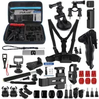 Accesorii Puluz Ultimate Combo Kits pentru camere sport (inclusiv Osmo Action 5 Pro, Ace Pro 2) 43 în 1