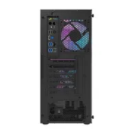 Carcasă pentru computer Darkflash DK351 (negru) + 4 ventilatoare RGB