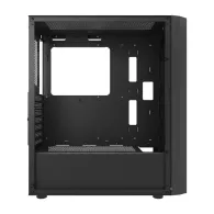 Carcasă pentru computer Darkflash DK351 (negru) + 4 ventilatoare RGB
