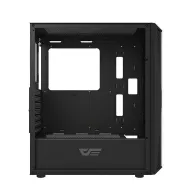 Carcasă pentru computer Darkflash DK352 Plus (negru) + 4 ventilatoare RGB