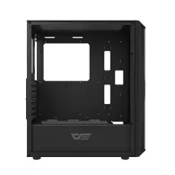 Carcasă pentru computer Darkflash DK352 Plus (negru) + 4 ventilatoare RGB