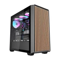 Carcasă pentru computer Darkflash DS900WD (negru) + 4 ventilatoare