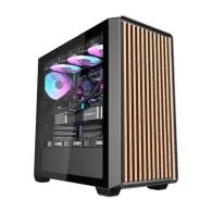 Carcasă pentru computer Darkflash DS900WD (negru) + 4 ventilatoare