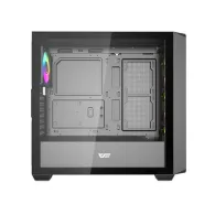 Darkflash DS900WD carcasă pentru computer ATX (negru) + 4 ventilatoare