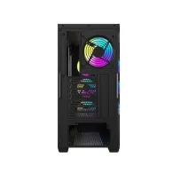 Darkflash DS900WD carcasă pentru computer ATX (negru) + 4 ventilatoare