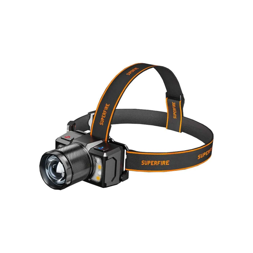 Lanternă de cap Superfire HL25, 700lm, USB-C