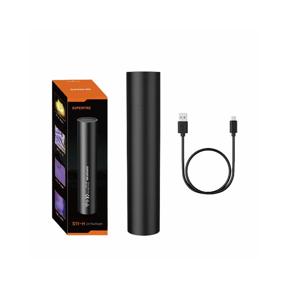 Lanternă UV Superfire S11-H, 365NM, USB