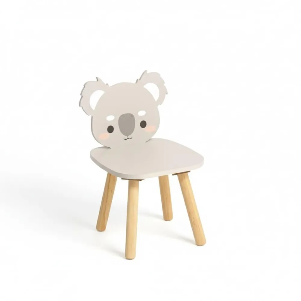 Scaun copii, MDF,design ursulet koala, U-Grow