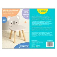 Scaun copii, MDF,design ursulet koala, U-Grow
